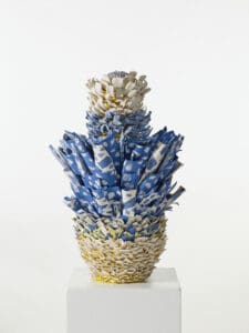 Blue and White with Yellow, #4