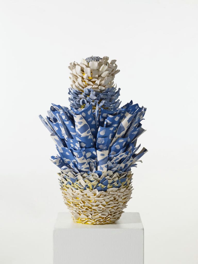 Blue and White with Yellow, #4