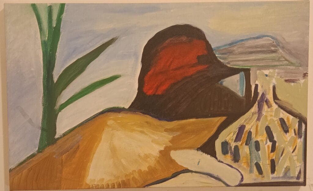 Bird in the mountains
